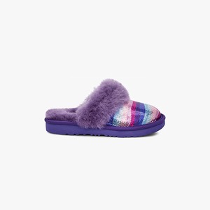 Ugg Cozy II Rainbow Kids Slippers Purple/Multicolor (1486ZYDWV)